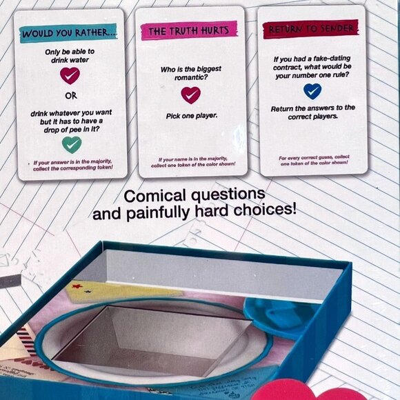 Netflix To All The Boys I've Loved Before Party Game New In Box - Picture 5 of 9